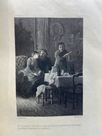 DAUDET (Alphonse). Fromot young and Risler...