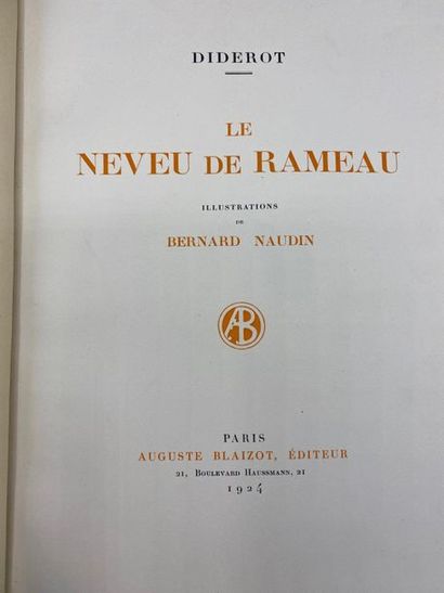 DIDEROT (Denis). Rameau's nephew. Preface...