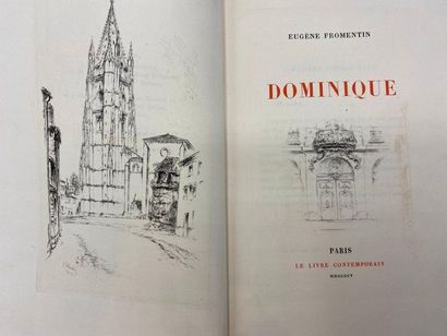 FROMENTIN (Eugene). Dominique. Paris, Le...