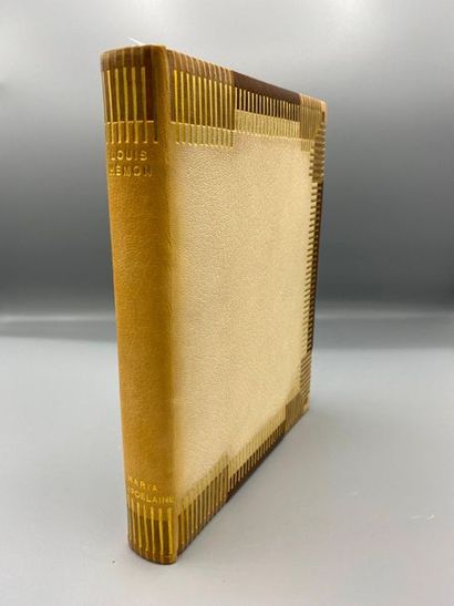 HÉMON (Louis). Maria Chapdelaine. Paris,...