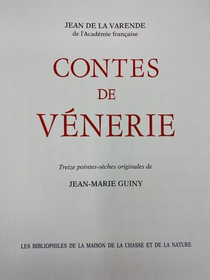 La VARENDE (Jean de). Tales of venery. S....