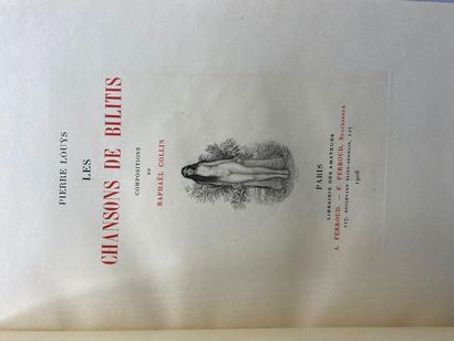 LOUŸS (Pierre). The Songs of Bilitis. Paris,...