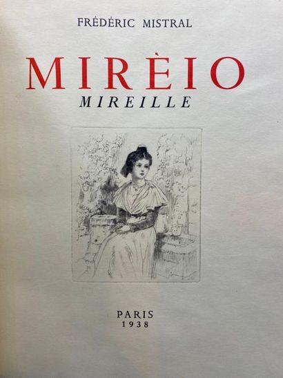 MISTRAL (Frédéric). Mirèio. Mireille. Provençal...