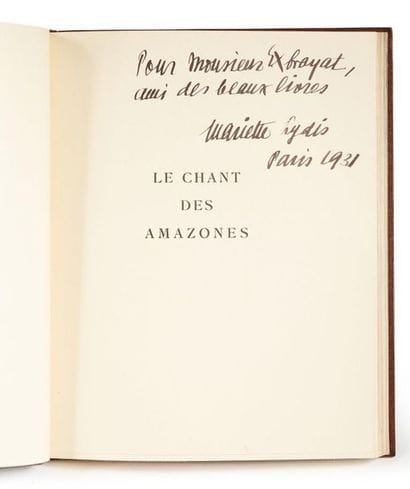 MONTHERLANT (Henry de). The Song of the Amazons....
