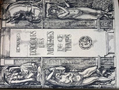RONSARD (Stone of). Discourse of the miseries...