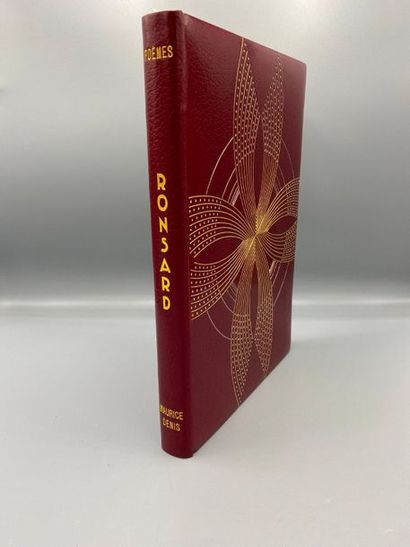 RONSARD (Stone of). Poems. Paris, 1944. In-4°,...
