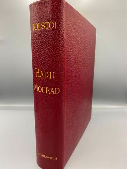 TOLSTOI (Leon). Hadji Mourad. S.l., Les Bibliophiles...