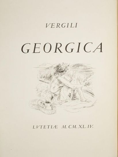 VIRGILE. The Georgians. Translation by Michel...