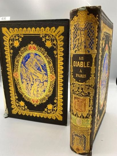 [GRANDVILLE & GAVARNI]. Le Diable à Paris....