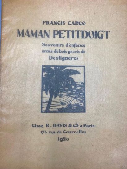 CARCO (Francis). Mama Petitdoigt. Childhood...