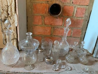 Important batch of various glassware and...