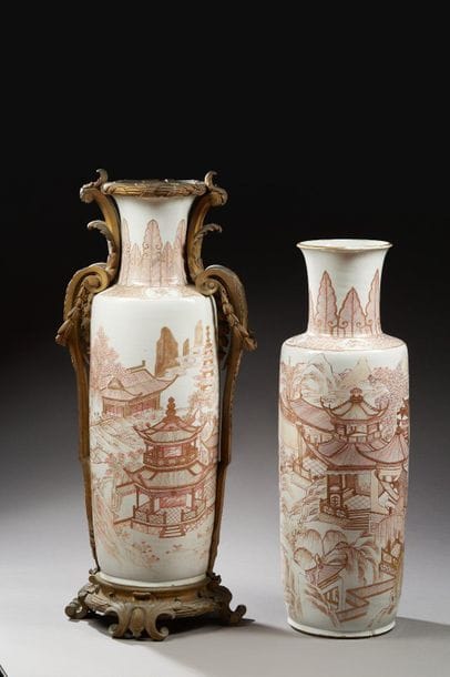 CHINA - KANGXI Era (1662 - 1722) - Two large...