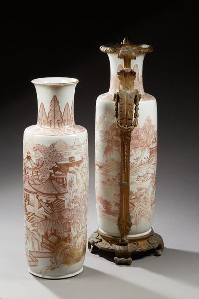 CHINA - KANGXI Era (1662 - 1722) - Two large...