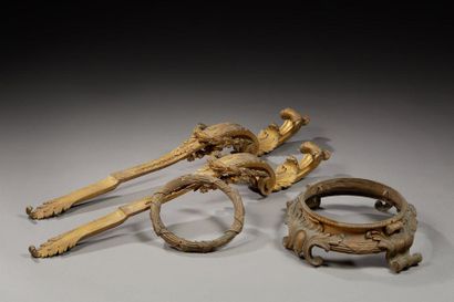CHINA - KANGXI Era (1662 - 1722) - Two large...