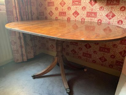 Table de salle à manger à volets en bois...