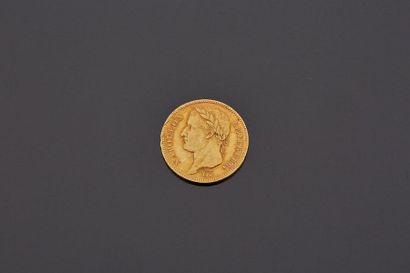 PREMIER EMPIRE (1804-1814)
40 francs or....