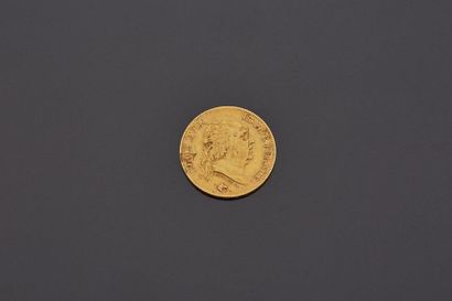 LOUIS XVIII (1815-1824)
40 francs or. 1818....