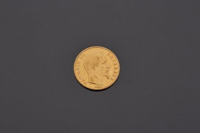 FRANCE - Pièce d'or 50 francs 1859 Napoléon...