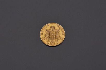 FRANCE - Pièce d'or 50 francs 1859 Napoléon...