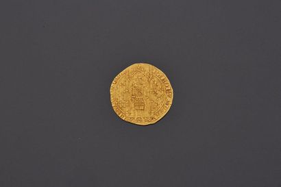CHARLES V (1364-1380)
Franc à pied en or.
D....
