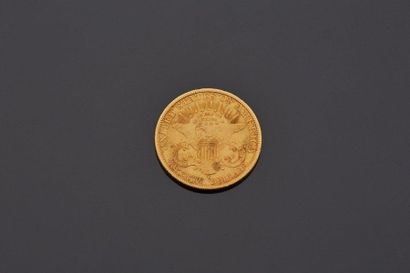 Pièce d'or 20 $ 1896

USA tête liberté San...