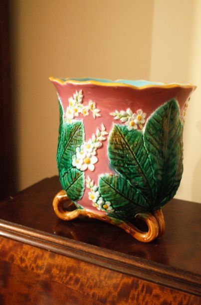 A slip pot cover and a bedside lamp in Art...