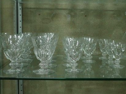 BACCARAT, service part model with Harcourt...