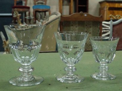 BACCARAT, service part model with Harcourt...
