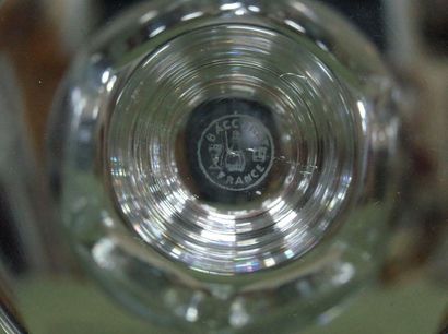 BACCARAT, service part model with Harcourt...