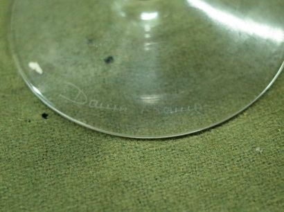 DAUM, crystal glass service part, model Bolero,...
