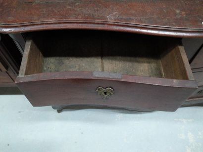 Commode de port en acajou et placage d'acajou,...