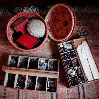 Set of sewing kits (buttons, needles etc...