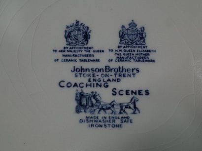 Porcelain lot: 

- Important blue decor service

-...