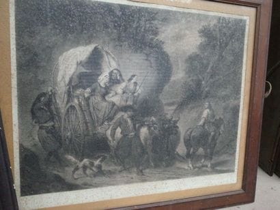 Lot de quatre gravures anciennes

L'accouchement,...