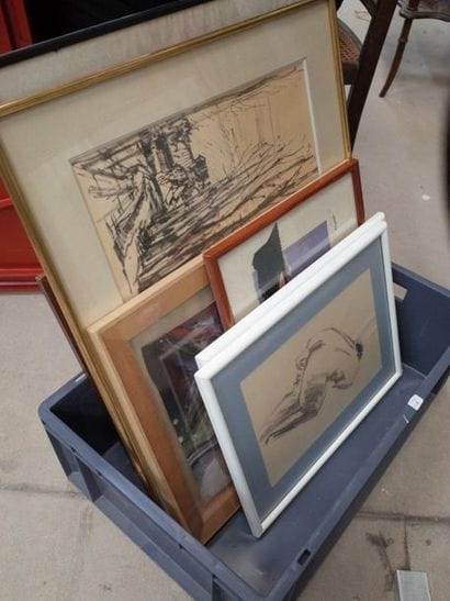 Mannette: canvas, drawing, pastel by Jean...