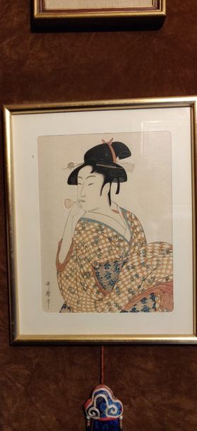 Estampe japonaise 

23 x 17 cm