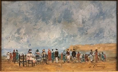 Ecole FRANCAISE du XXe siècle

Scène de plage...