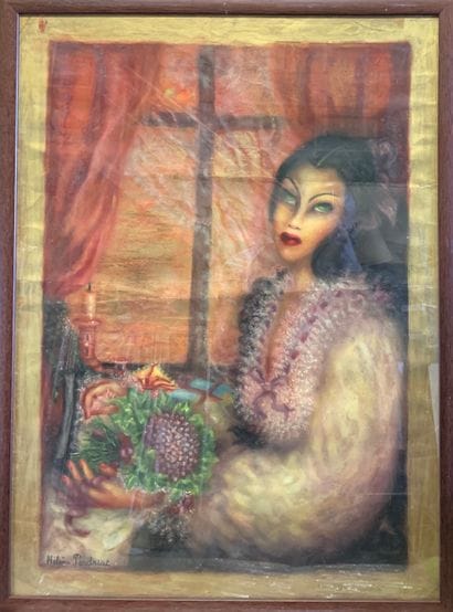 Hélène PERDRILLAT (1894-1969)

La brune au...