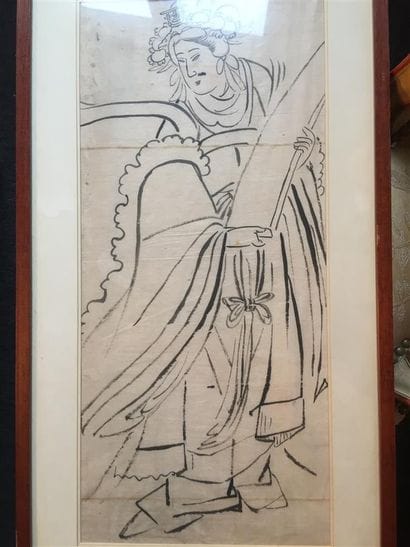 JAPON, XXe siècle

Dessin à la plume représentant...