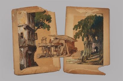 Eugène ISABEY (1803-1886)

Projets de décors...