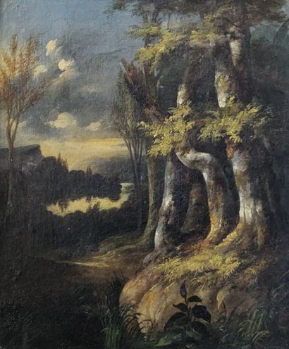 Ecole FRANCAISE du XIXe siècle

Paysage au...