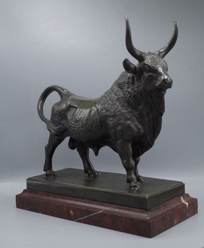D'après Jean-Baptiste CLESINGER (1814-1883)

Taureau...