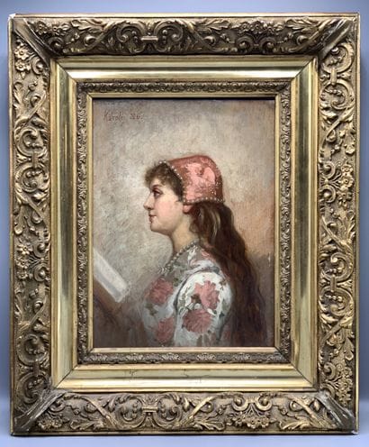 Jacob KAROLY (1826-1891)

Jeune hongroise...