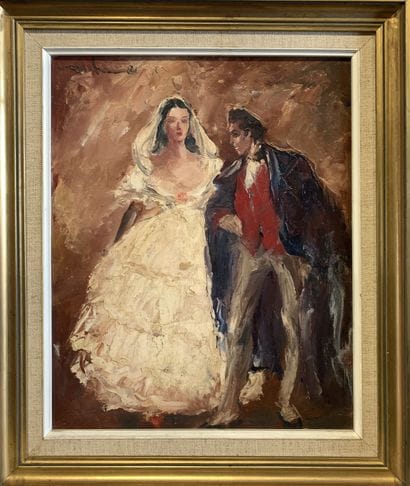 Ecole MODERNE

Couple au bal

Huile sur carton...