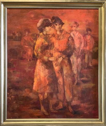 Daniel TANGUY (XXe siècle)

Les amoureux

Huile...