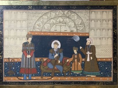 Ecole INDIENNE du XXe siècle

Peinture sur...