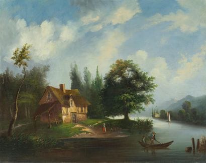 Ecole FRANCAISE du XIXe siècle

Paysages...