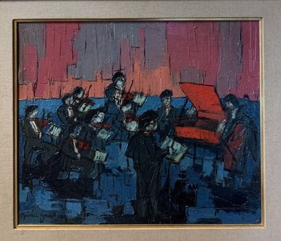 
Maurice GRANDJEAN (XXe siècle)




L'orchestre




Huile...