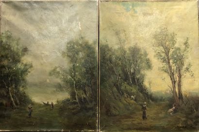 Robert HUSTON (1891-1940)

Sous-bois animé

Paire...