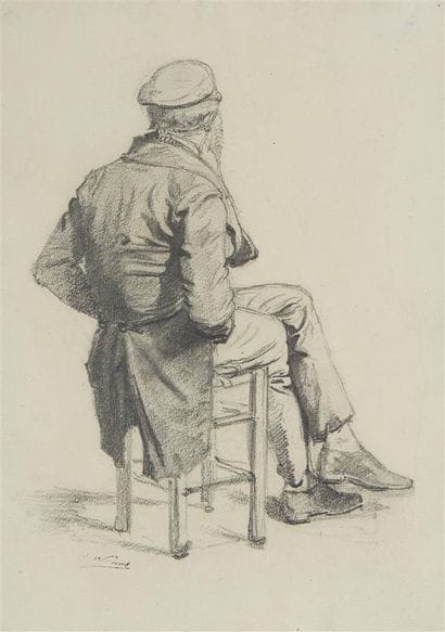 Jules WORMS (1832-1914)

Pêcheur assis vu...